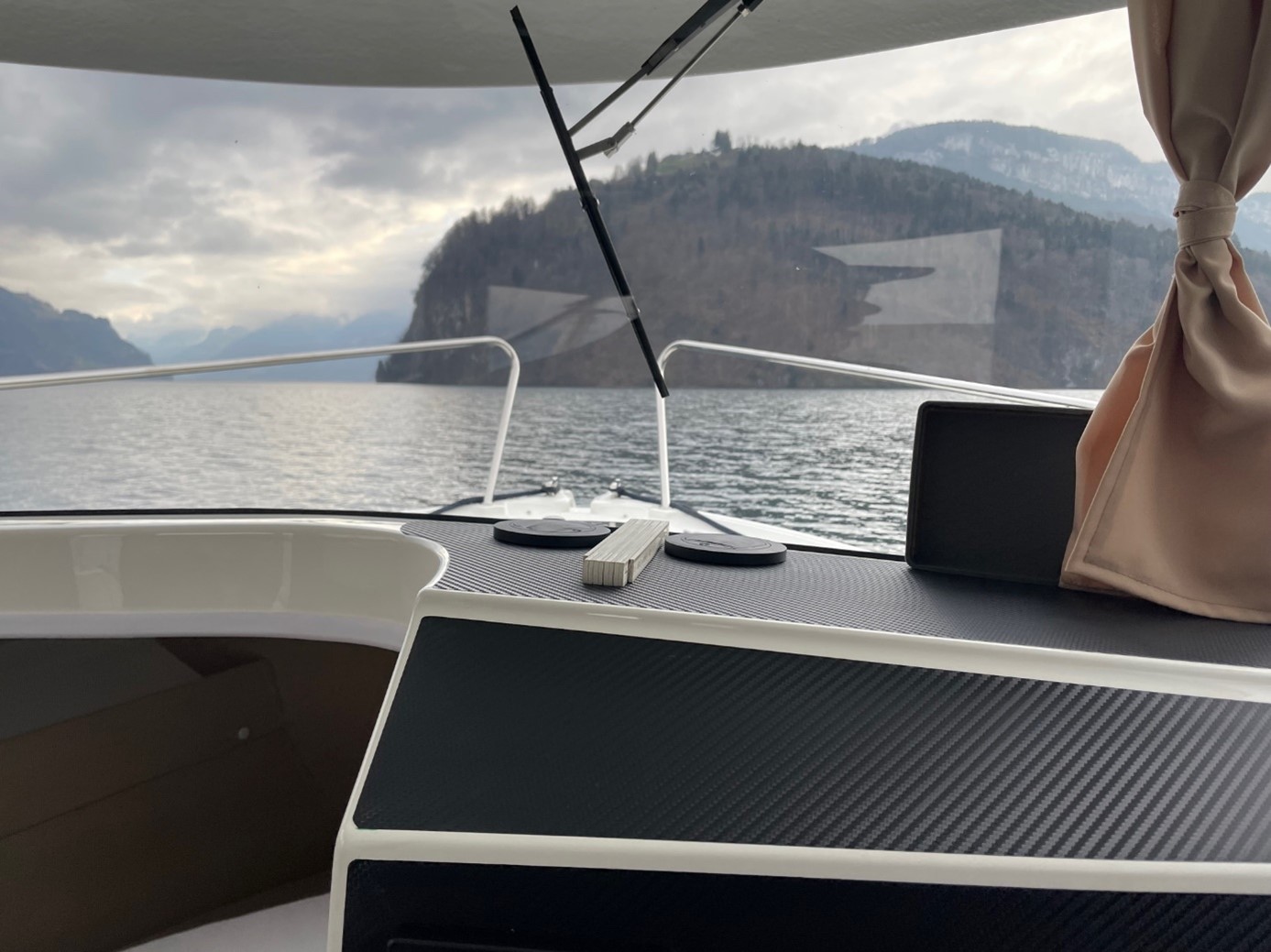 Aussicht aus dem Fahrschulboot Aussicht aus dem Fahrschulboot